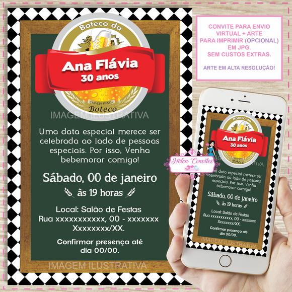Convite Digital Boteco