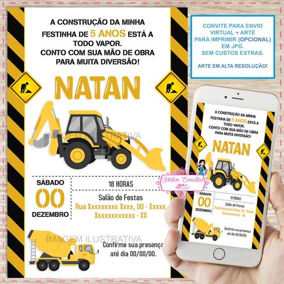 Convite Digital Construção