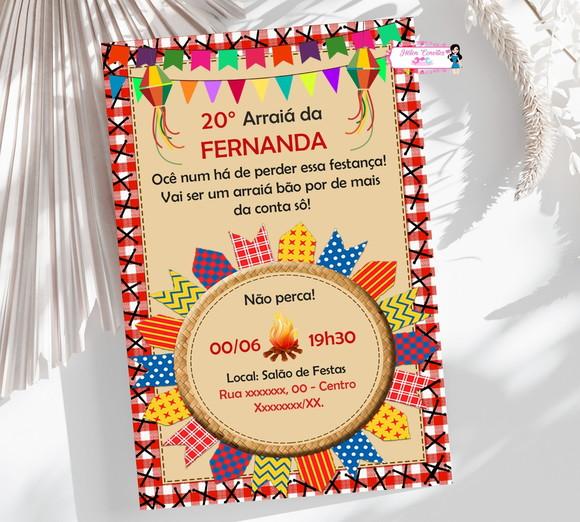 Convite Digital Festa Junina