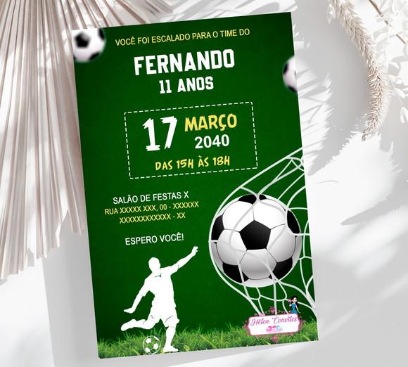 Convite Digital Futebol