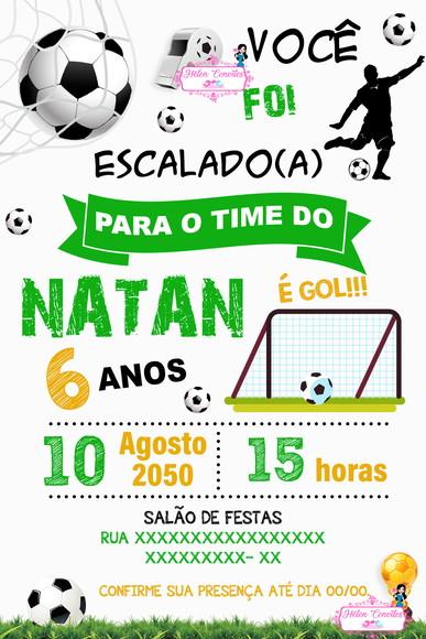 Convite Digital Futebol