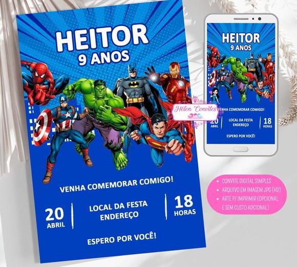 Convite Digital Herois