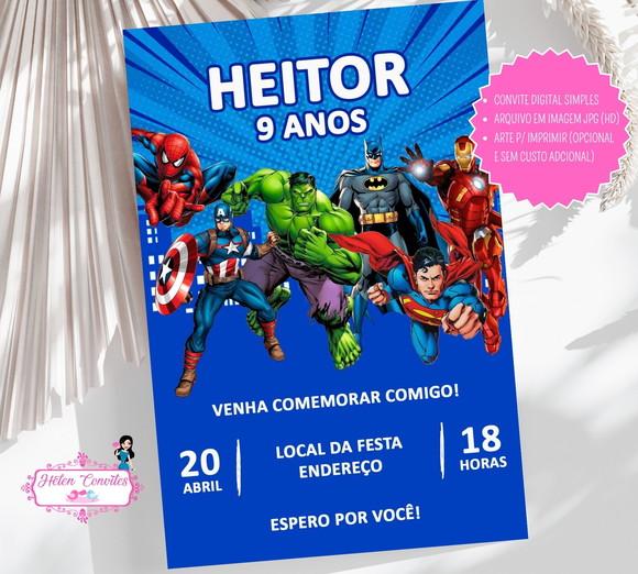 Convite Digital Herois