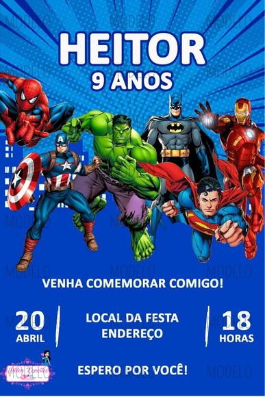 Convite Digital Herois