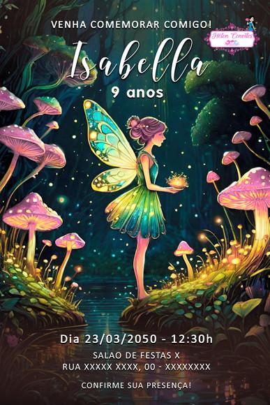 Convite Digital Jardim das Fadas
