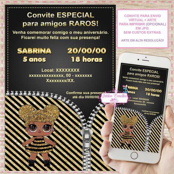 Convite Digital Lol Surprise