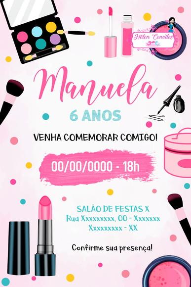 Convite Digital Maquiagem