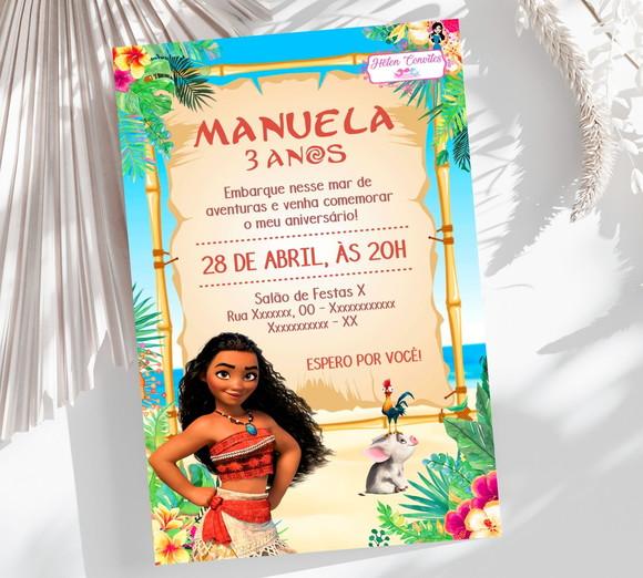 Convite Digital Moana