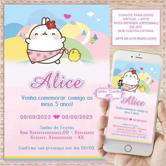 Convite Digital Molang