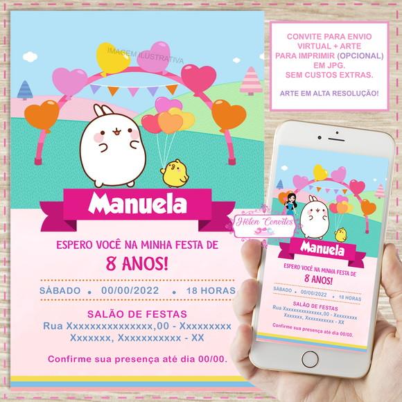 Convite Digital Molang