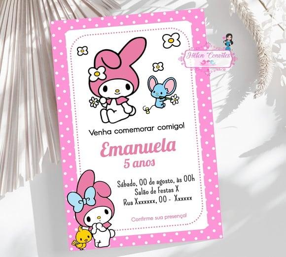 Convite Digital My Melody