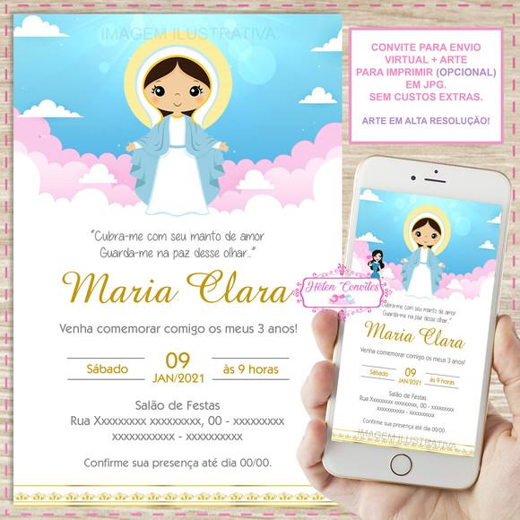 Convite Digital Nossa Senhora