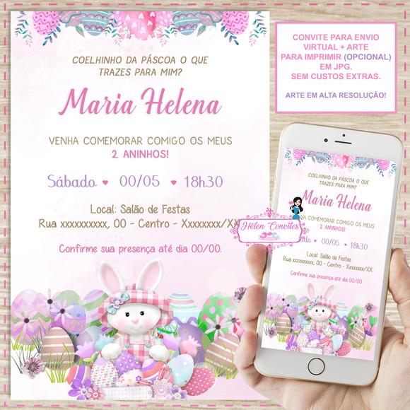 Convite Digital Páscoa