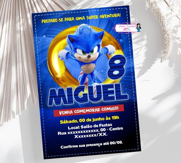 Convite Digital Sonic