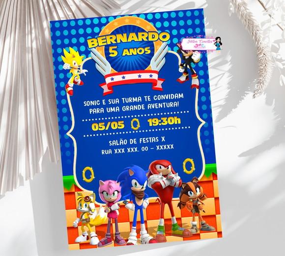 Convite Digital Sonic