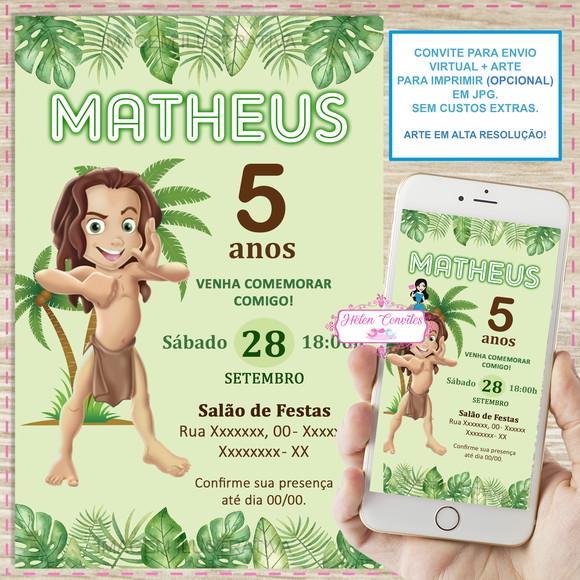 Convite Digital Tarzan 2