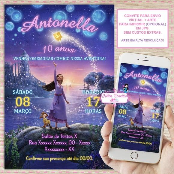 Convite Digital Wish - Asha