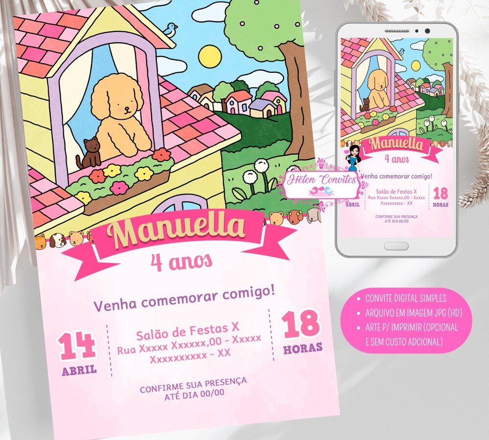 Convite Digital Bobbie Goods