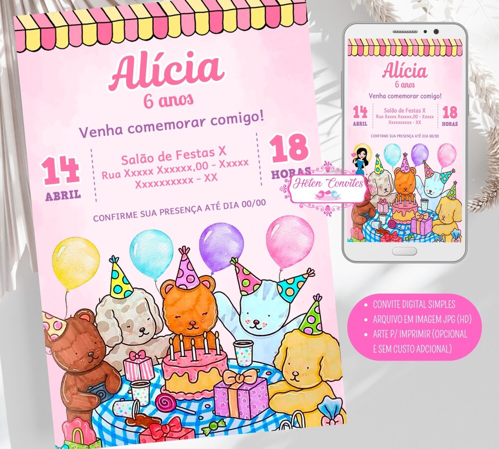 Convite Digital Bobbie Goods
