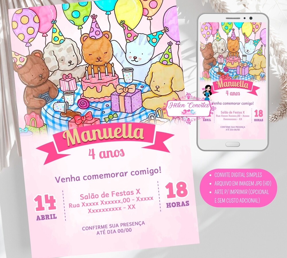 Convite Digital Bobbie Goods