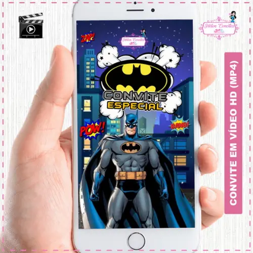 Convite Animado Batman