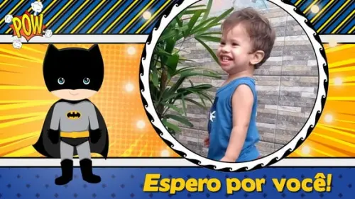 Convite Animado Batman Baby