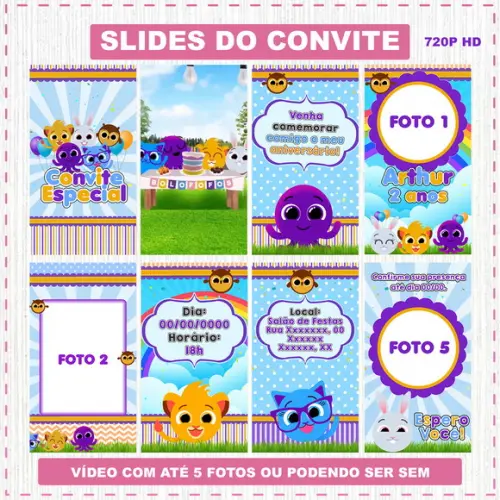 Convite Animado dos Bolofofos