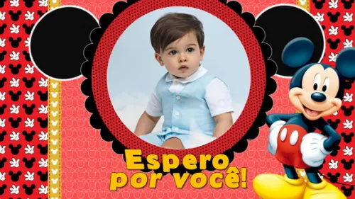 Convite Animado Mickey Mouse