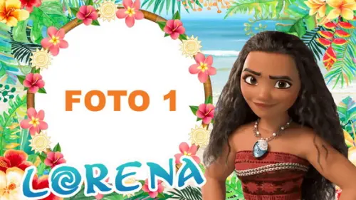 Convite Animado Moana