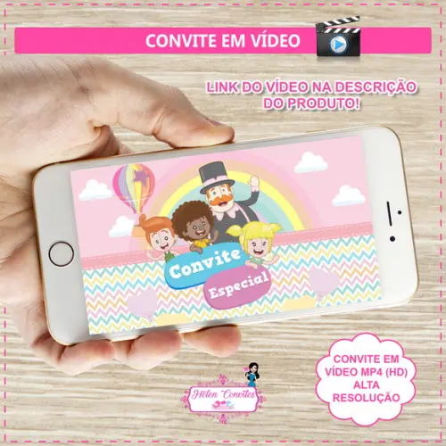 Convite Animado Mundo Bita