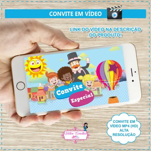 Convite Animado Mundo Bita