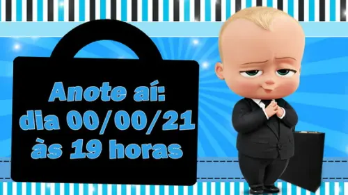 Convite Animado Poderoso Chefinho