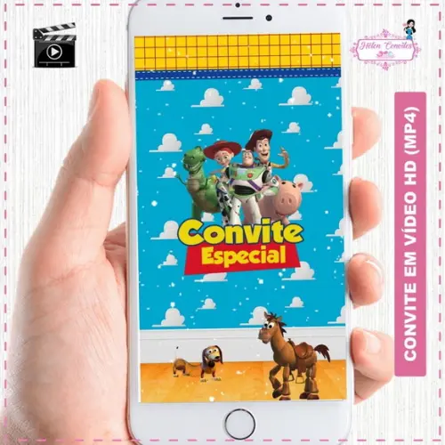 Convite Animado Toy Story