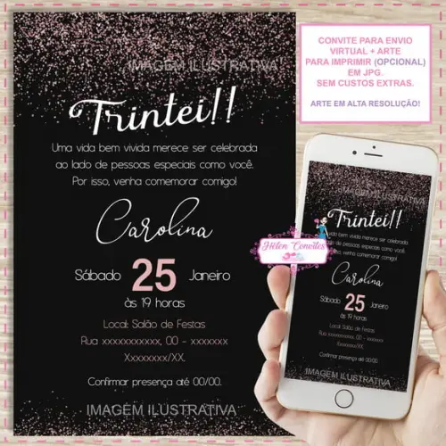 Convite Digital 30 Anos