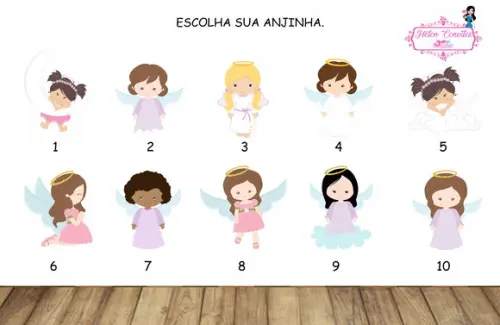 Convite Digital Batizado Menina