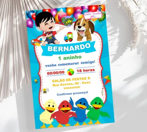 Convite Digital Bento e Totó