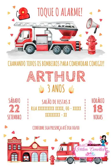 Convite Digital Bombeiros
