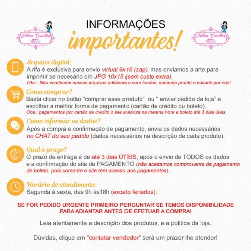 Convite Digital Chá Rifa Safári Rosa + Cartela
