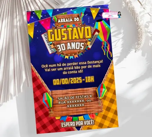 Convite Digital Festa Junina