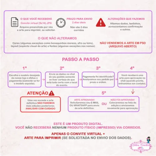 Convite Digital Frutinhas