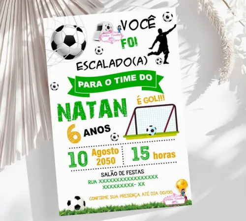 Convite Digital Futebol