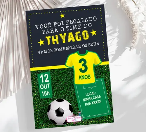 Convite Digital Futebol