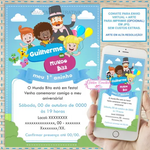 Convite Digital Mundo Bita