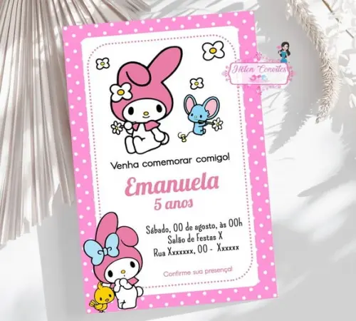 Convite Digital My Melody