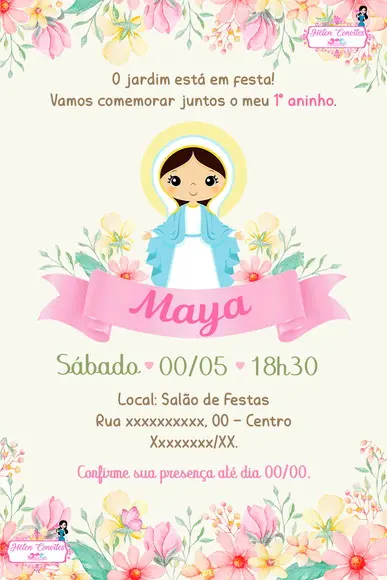 Convite Digital Nossa Senhora