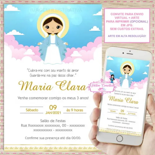 Convite Digital Nossa Senhora