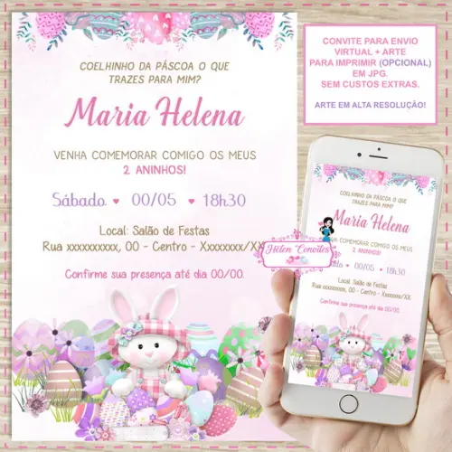 Convite Digital Páscoa
