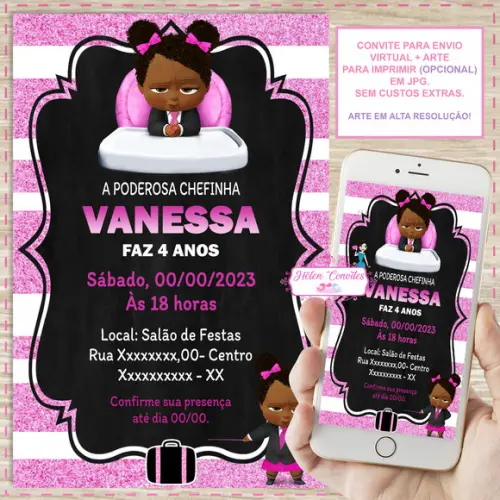 Convite Digital Poderosa Chefinha