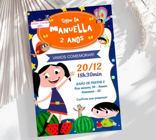 Convite Digital Show da Luna
