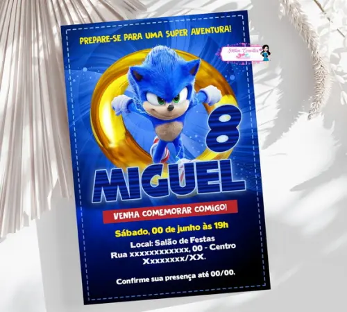 Convite Digital Sonic